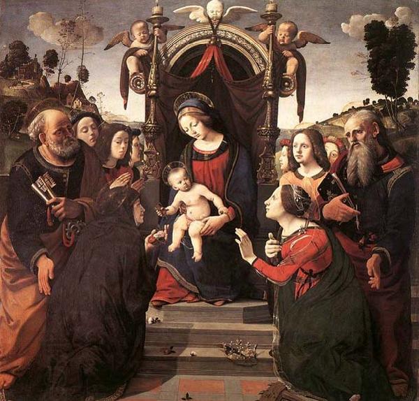 Piero di Cosimo Mystical Marriage of St Catherine of Alexandria China oil painting art